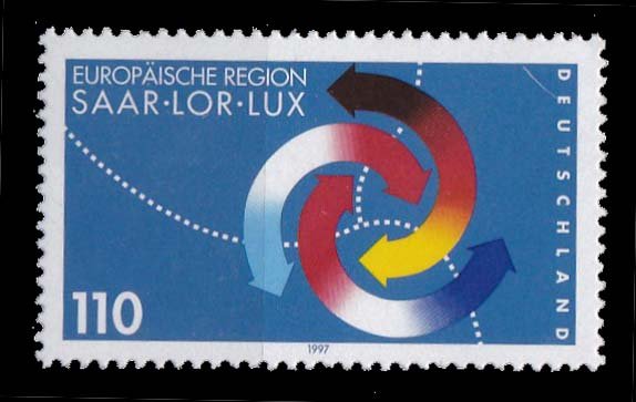Germany 1997, Saar-Lor-Lux European Region, 1 Value, MNH, S.G. 2819