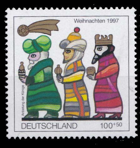 Germany 1997, Three Kings, Christmas, 1 Value,MNH, S.G. 2825