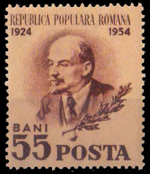 ROMANIA 1954-30th Death Anniv. of Lenin, 1 Value, MNH, S.G. 2321