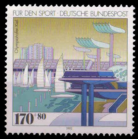 Germany 1993, Olympic harbour, kiel, Olympic Venues, 1 Value, MNH, S.G. 2502