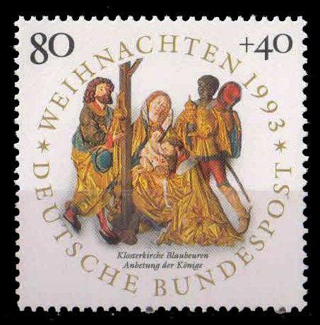 Germany 1993, Adoration Of Magi, Christmas, 1 Value, MNH, S.G. 2552