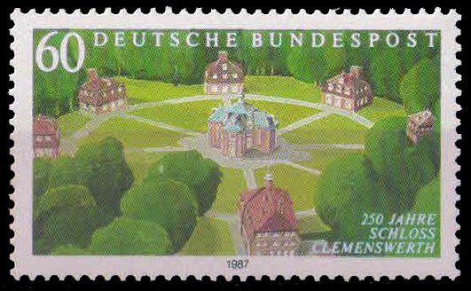 Germany 1987, Clemenswerth Castle, 250th Anniv., 1 Value, MNH, S.G. 2174