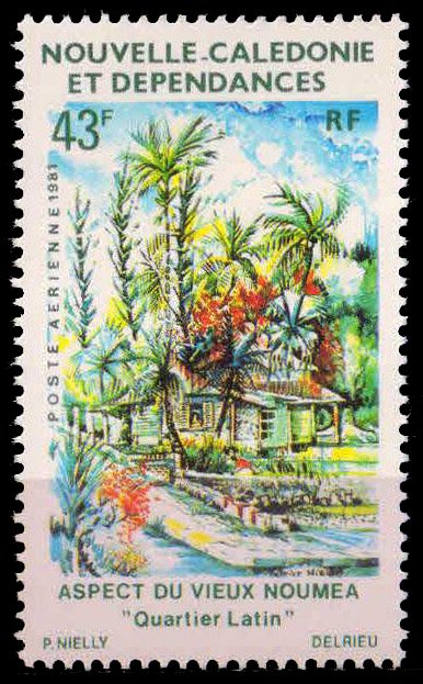 New Caledonia 1981, View Of Old Noumea, Latin Qurter, 1 Value, MNH, S.G. No. 665