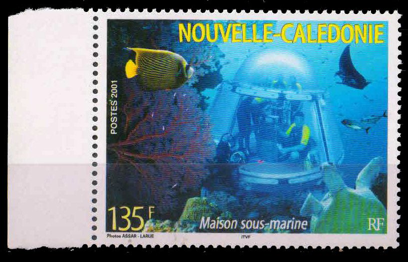 New Caledonia 2001, Observation Capsules On Coral Reef, 1 Value, MNH, S.G. 1240