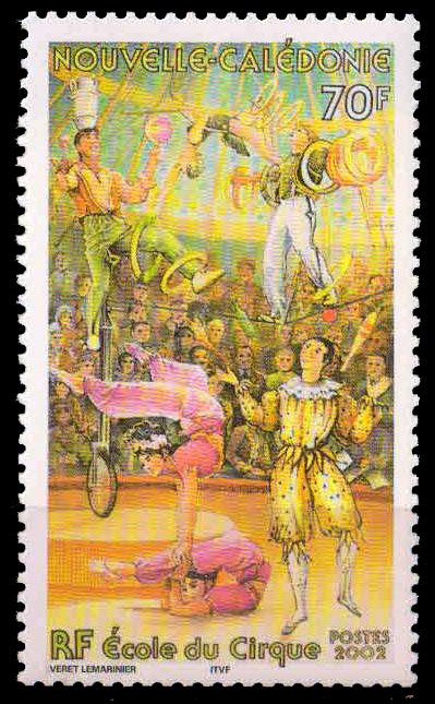 New Caledonia 2002, Circus School, 1 Value, MNH, S.G. 1264