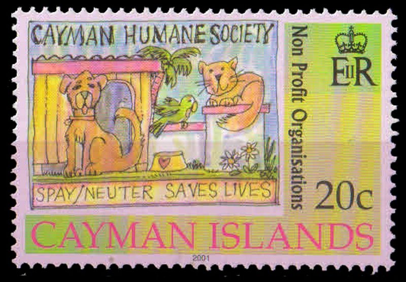 CAYMAN ISLANDS 2001 - Dogs, Pet Welfare, S.G. 953