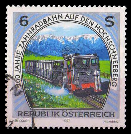AUSTRIA 1997-Railway, Train, 1 Value, Used, S.G. 2479