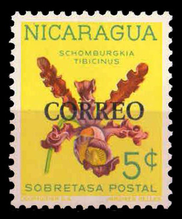 NICARAGUA 1973, Nicaragua Orchids, S.G. 1866