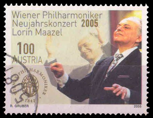 AUSTRIA 2005 - Lorin Maazel Musician, Orchestra, 1 Value, Used, S.G. 2740, Cat £ 3.75