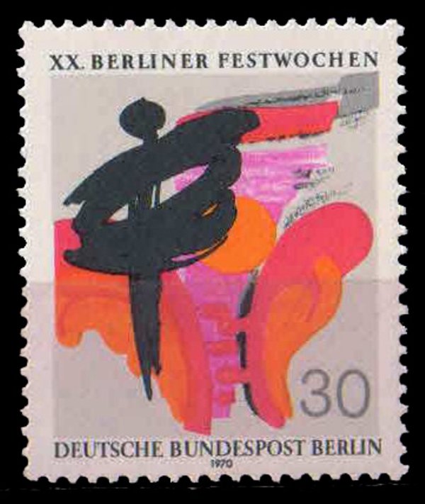 West Berlin 1970-Berlin Folklore Week, 1 Value, MNH, S.G. B 373