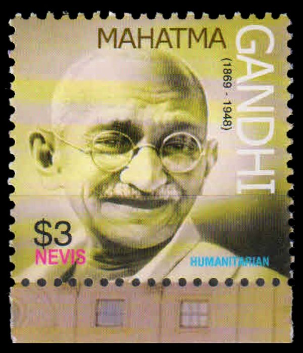 NEVIS 2006-Mahatma Gandhi, 1 Value, MNH