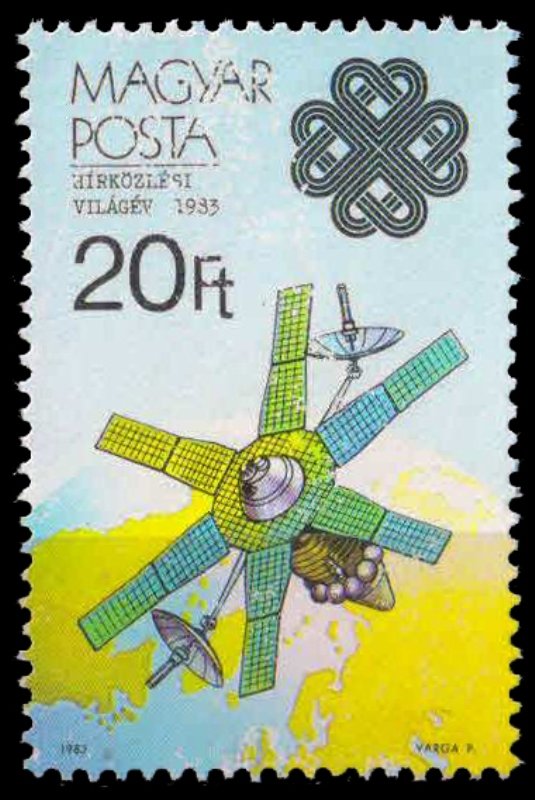 HUNGARY 1983, Molnya Satellite, 1 Value, Mint, S.G. 3525, Cat £ 9.25-