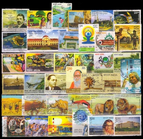 INDIA Year Unit 2015 - 37 Different Used Stamps