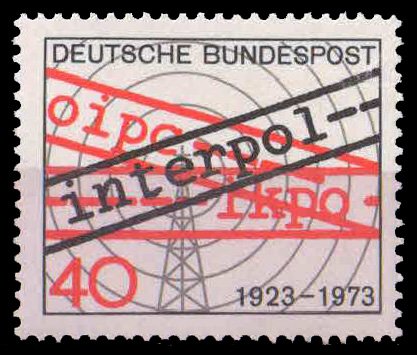 WEST GERMANY 1973, Radio Mart & Transmission, Interpol, 1 Value, MNH, S.G. 1653