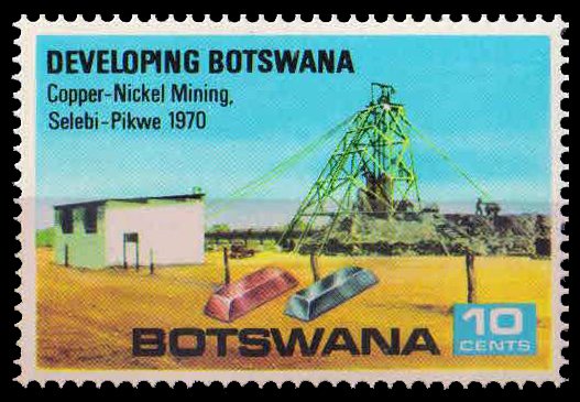 BOTSWANA 1970-Orapa Diamond Mine, 1 Value, MNH, S.G. 264-Cat � 2.75