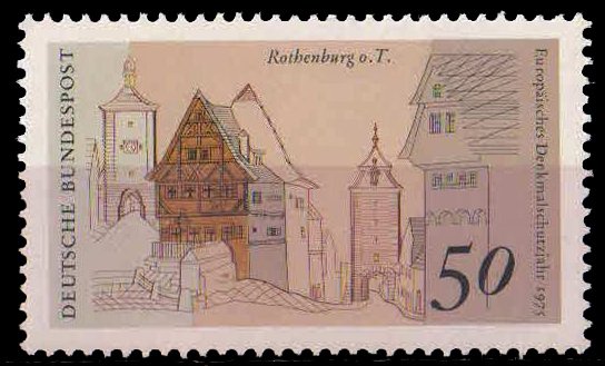 GERMANY 1975, Pionlein Corner, Tower & Gate, Architecture, 1 Value, MNH, S.G. 1757
