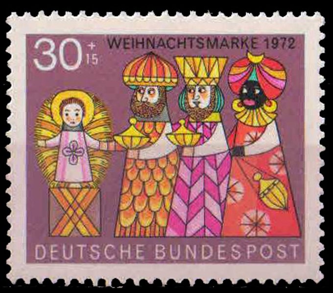 GERMANY 1972-Christmas, The Tree Wise Men, 1 Value, MNH-S.G. 1640