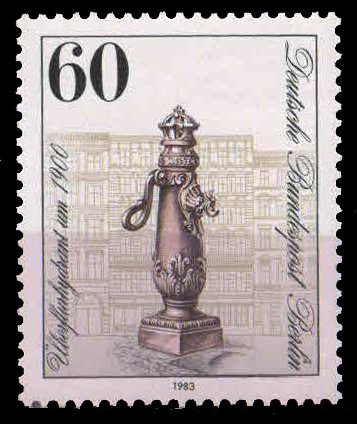 BERLIN 1983, Street Water Pump, Chamissoplatz, 1 Value, MNH, S.G. B652, Cat � 2.30