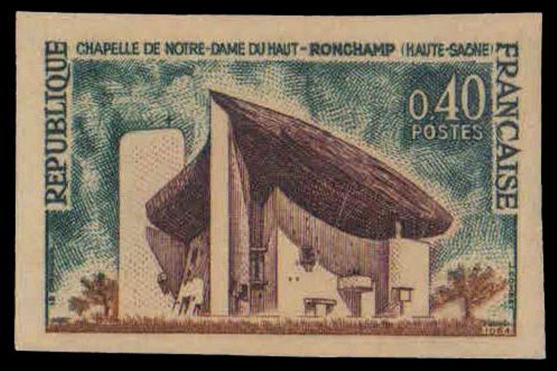 FRANCE 1964-Tourist Publicity, Notre, Dome Chapel, Imperf, 1 Value, MNH, S.G. 1654
