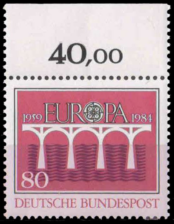 GERMANY WEST 1984-Bridge, Europa, Post & Telecommunication Conference, 1 Value, MNH, S.G. 2061-Cat £ 2.20