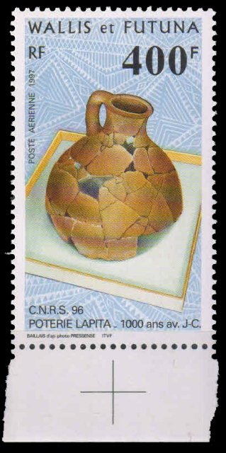 WALLIS & FUTUNA ISLANDS 1997-Lapita Pot (1000 BC), National Center for Scientific Research, 1 Value, MNH, S.G. 695, Cat � 14.50
