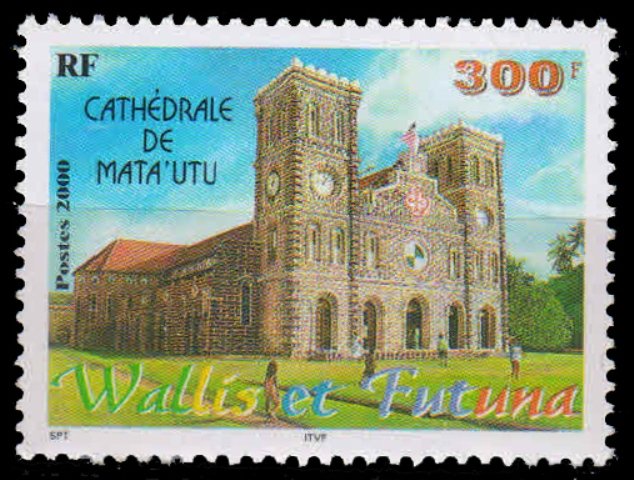 WALLIS & FUTUNA ISLANDS 2000-Mata Utu, Cathedral, 1 Value, MNH, S.G. 756-Cat � 8.50
