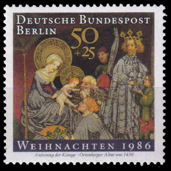 BERLIN 1986-Adoration of 3 Kings, Christmas, 1 Value, MNH, S.G. B731