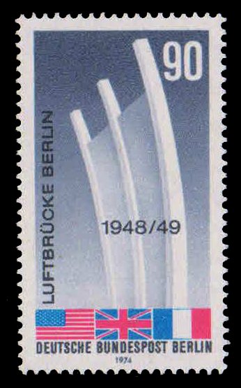 WEST BERLIN 1974-Airlift Memorial, Monument, 1 Value, MNH, S.G. B 451-Cat � 3.75
