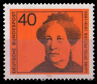 WEST GERMANY 1974-Louise Otto Peters, German Politician, 1 Value, MNH, S.G. 1683