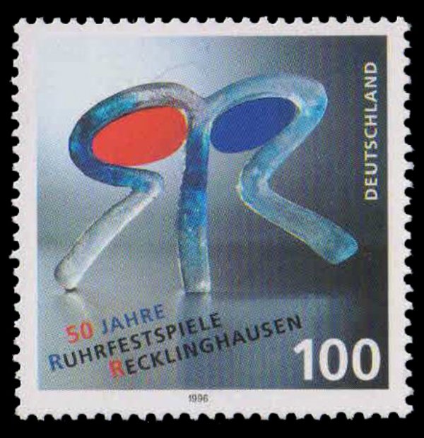 GERMANY 1996-Ruhr Festival, Emblem, 1 Value, MNH, S.G. 2717-Cat � 1.60