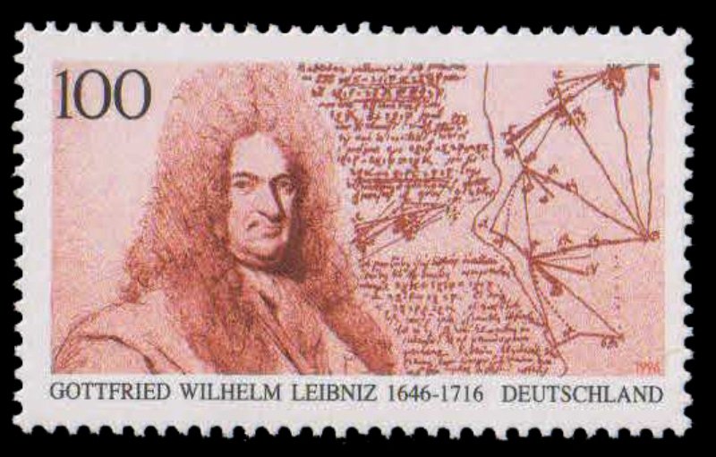 GERMANY 1996 - Gottfried Leibniz & Mathematical Diagram, 1 Value, MNH, S.G. 2719 