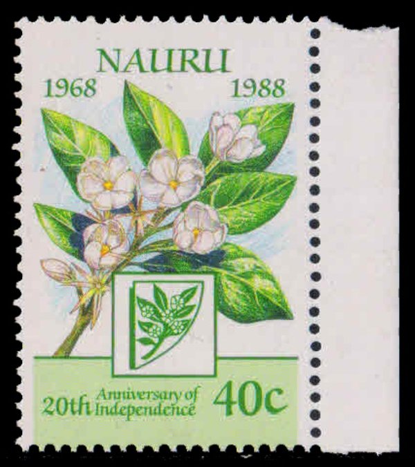 NAURU 1988-Tomano Flower, 1 Value, MNH, S.G. 359