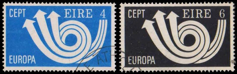IRELAND 1973-Europa, Set of 2, Used, S.G. 327-328