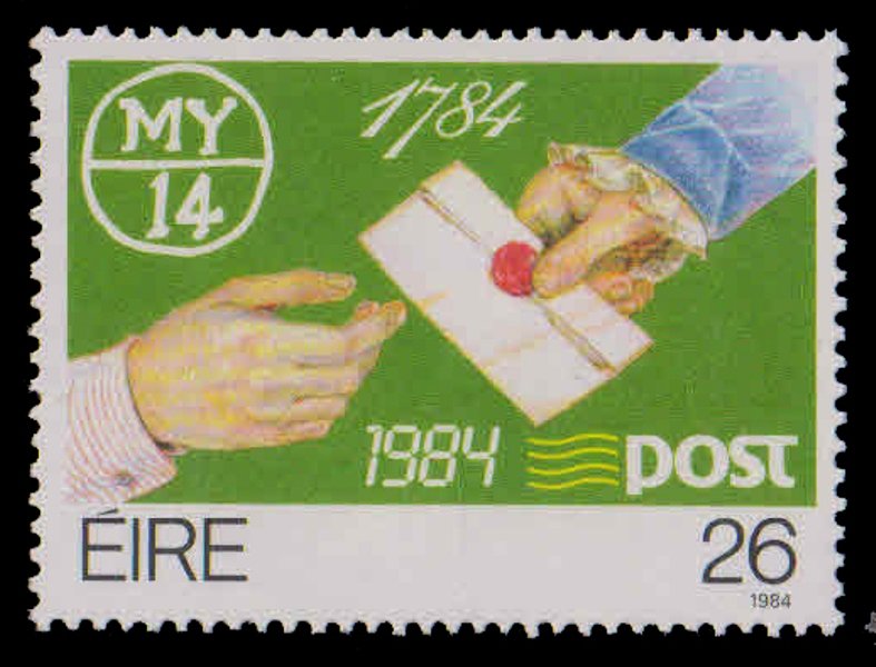 IRELAND 1984-Bicent. of Irish Post Office, 1 Value, MNH, S.G. 599