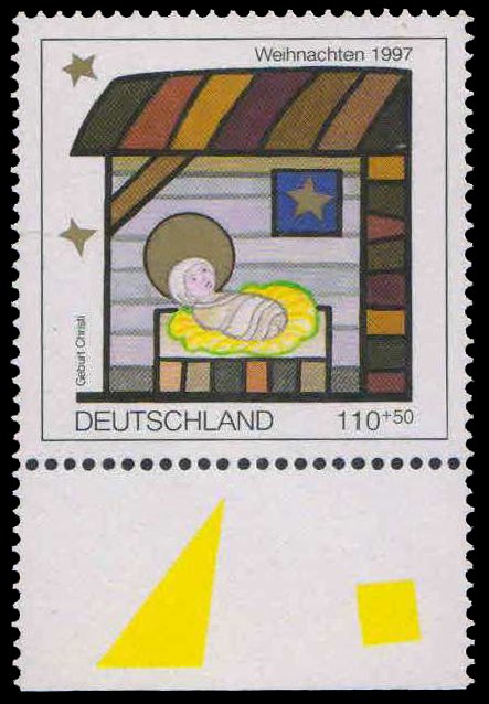 GERMANY 1997-Christmas, Nativity, 1 Value, MNH, S.G. 2826