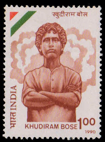 INDIA 1990-Khudiram Bose, Patriot, 1 Value, MNH, S.G. 1409