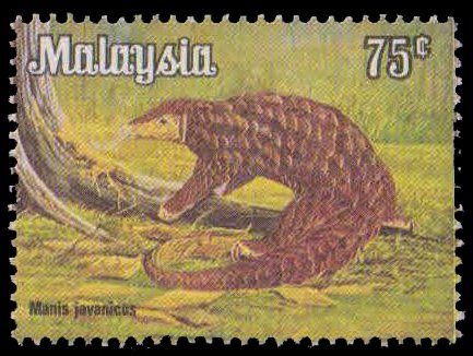 MALAYSIA 1979-Animal Leathery Pengolin, 1 Value, MNH, S.G. 193