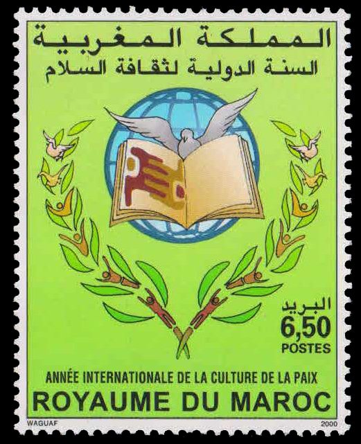 MOROCCO 2000-Open Bank & White Dove, Int. Year of Culture & Peace, 1 Value, MNH, S.G. 969