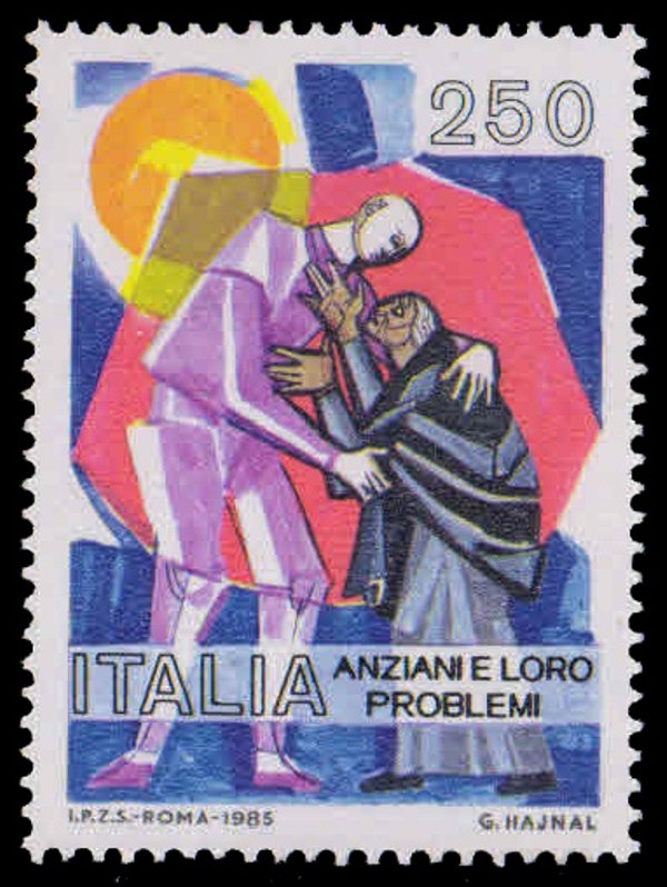 ITALY 1985-Problem of Elderly People, 1 Value, MNH, S.G. 1861