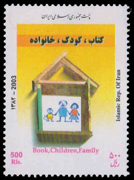 IRAN 2003-Books, children & family, 1 Value, MNH, S.G. 3107