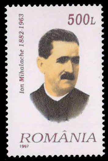 ROMANIA 1997-Ion Mihalache (Politician), 1 Value, MNH, S.G. 5914
