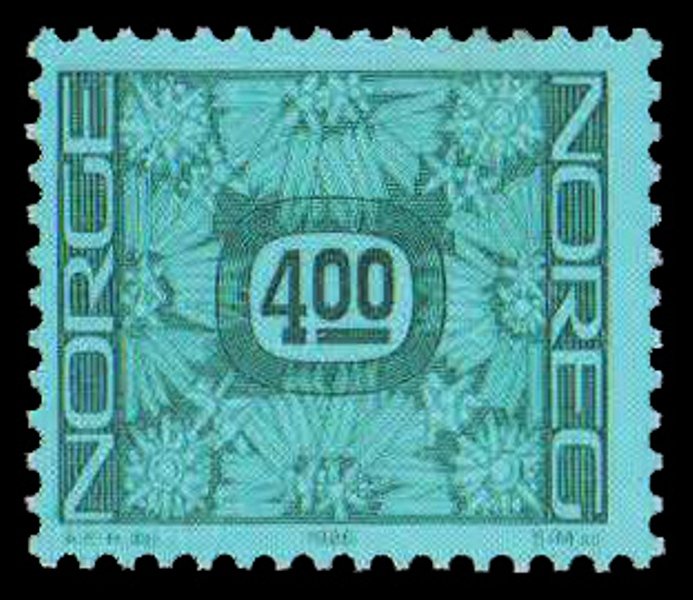 NORWAY 1986-Star Ornaments, 1 Value, MNH, S.G.970-Cat � 2.10