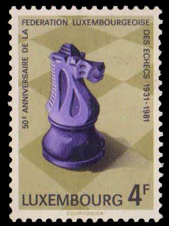 LUXEMBOURG 1981-Chessboard, 1 Value, Mint G/W, S.G. 1068