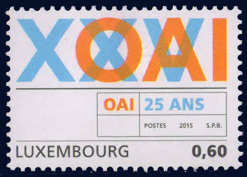 LUXEMBOURG 2015-25th Anniv. of Order of Architects & Consulting Engineers, 1 Value, MNH, S.G. 2029-Cat £ 4.50