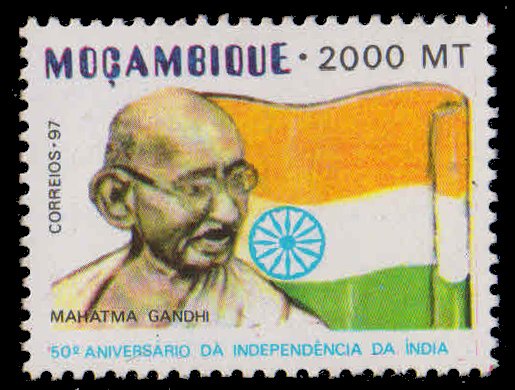 MOZAMBIQUE 1997-Mahatma Gandhi-1 Value, MNH