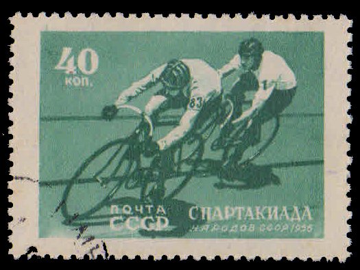 RUSSIA 1956-Cycling, Cycle Racing, Sport, 1 Value, Used, S.G. 1986