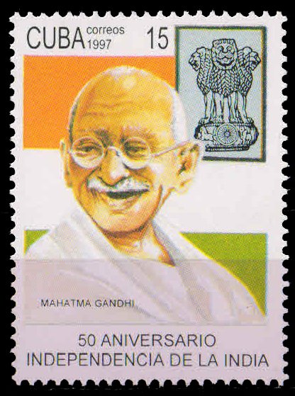 CUBA 1997-Mahatma Gandhi, 1 Value, MNH