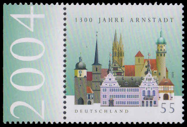 GERMANY 2004-Arnstadt Building-Architecture, 1 Value, MNH, S.G. 3259-Cat £ 2.40