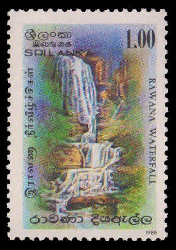 SRI LANKA 1989-Rawana Waterfall, 1 Value, MNH, S.G. 1072