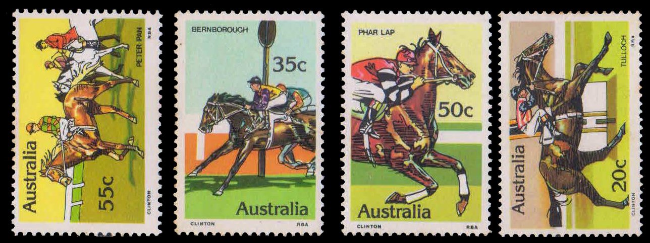 AUSTRALIA 1978-Horse Racing, Set of 4, MNH, S.G. 699-702